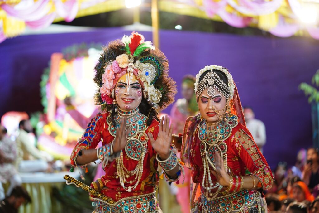 Radha Krishna depiction.