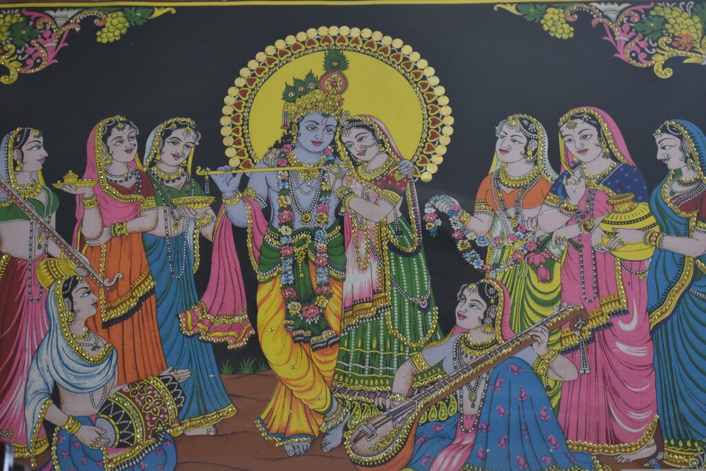 Radha Krishna and Wives of Krishna, Astabharya