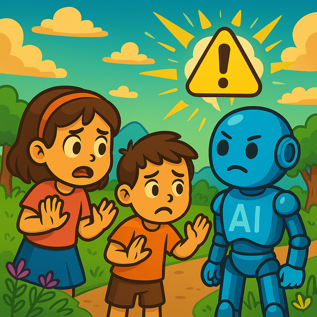 AI and exposure to children
