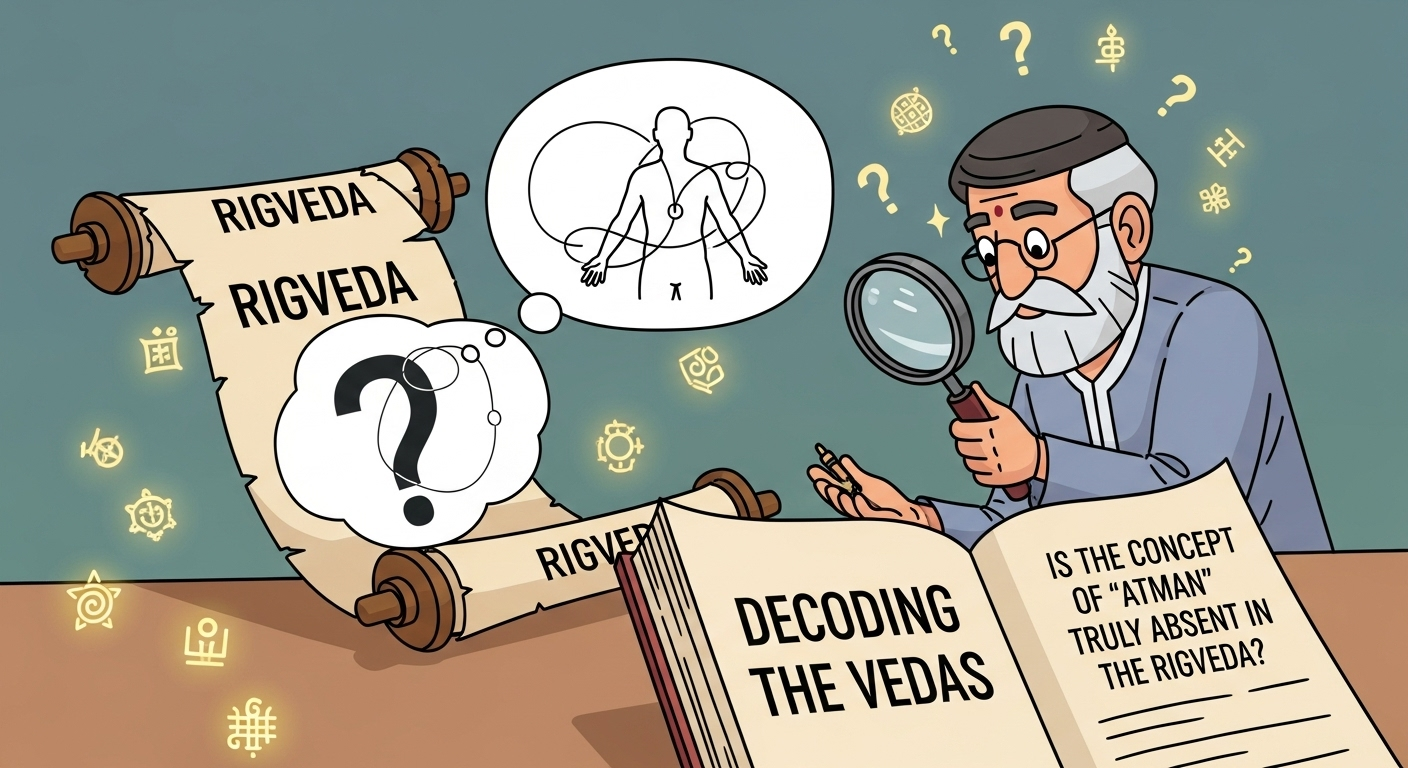 Decoding the Vedas: Is the Concept of ‘Atman’ Truly Absent in the Rigveda?