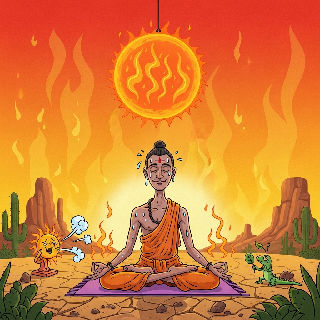 Inner heat of Yogis