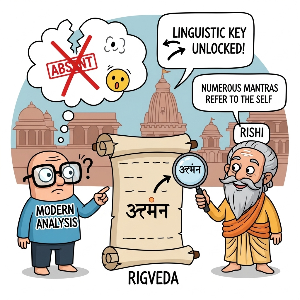 Modern vs Rishi in context of Atman